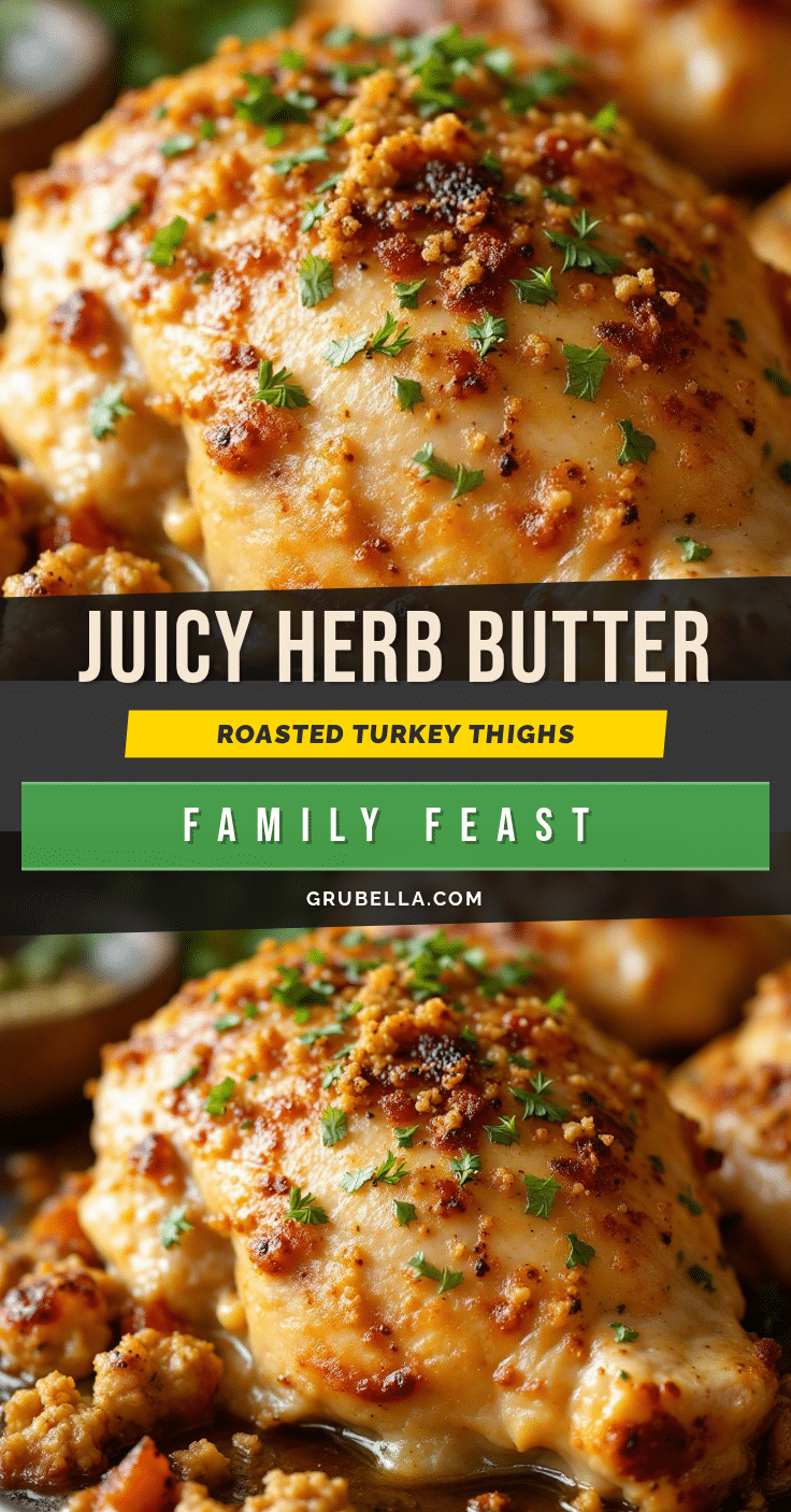 herb butter roasted turkey thighs recipe