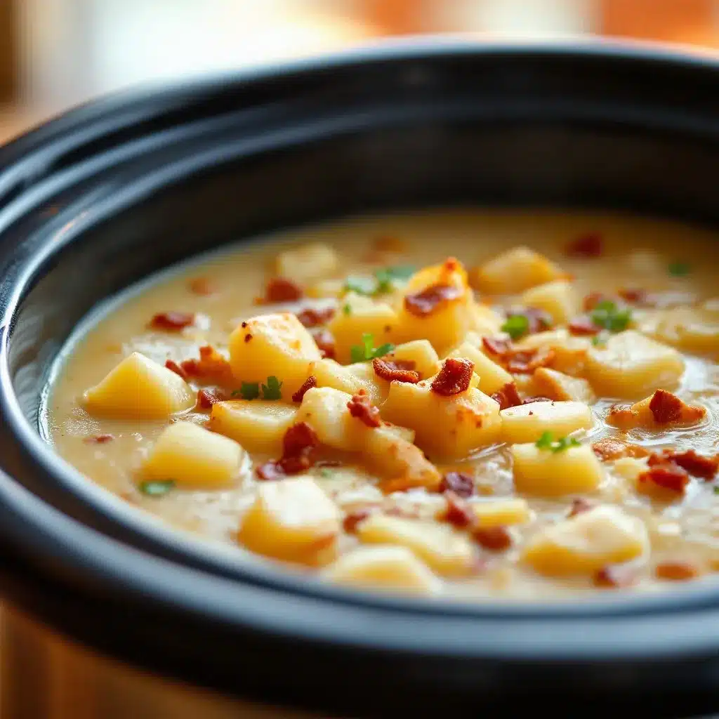 loaded baked potato soup preparation steps