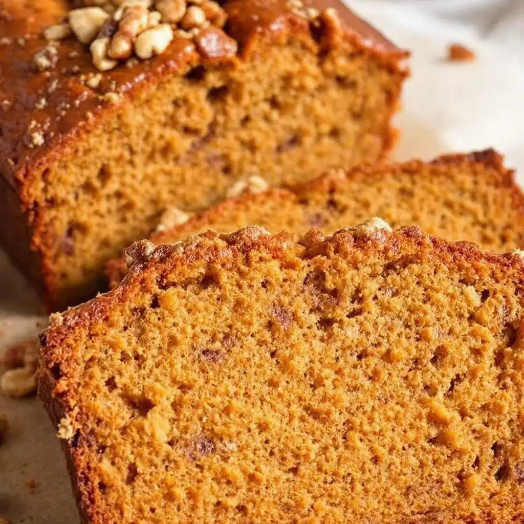 moist spiced persimmon bread with walnuts - featured image