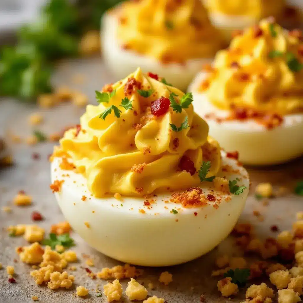 monster mouth deviled eggs preparation steps