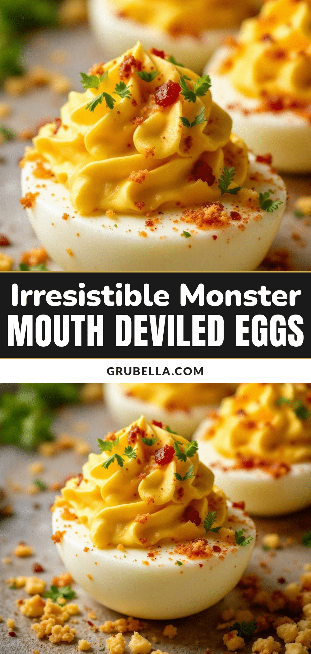 monster mouth deviled eggs recipe