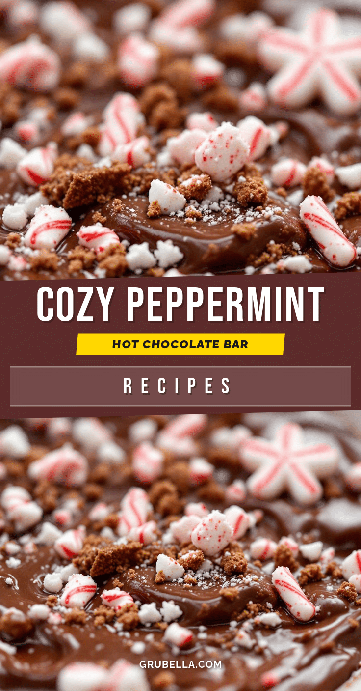 peppermint hot chocolate bar station recipe