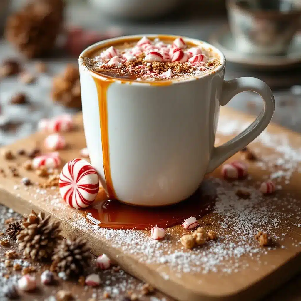 peppermint syrup preparation steps