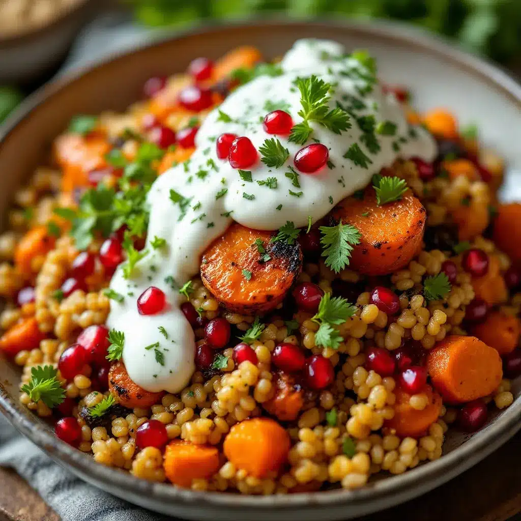 pomegranate glazed roasted carrots preparation steps