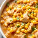 slow cooker white chicken chili - featured image