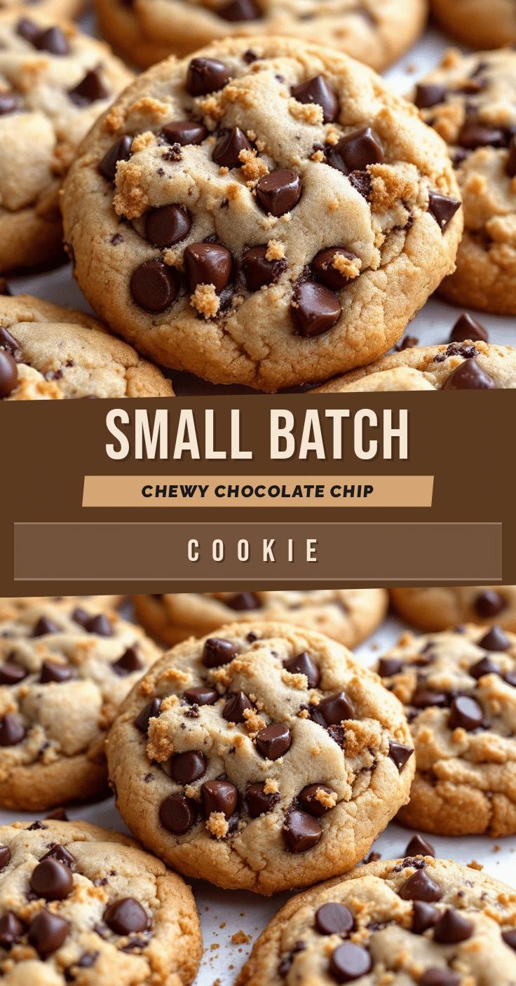 small-batch chewy chocolate chip cookies recipe