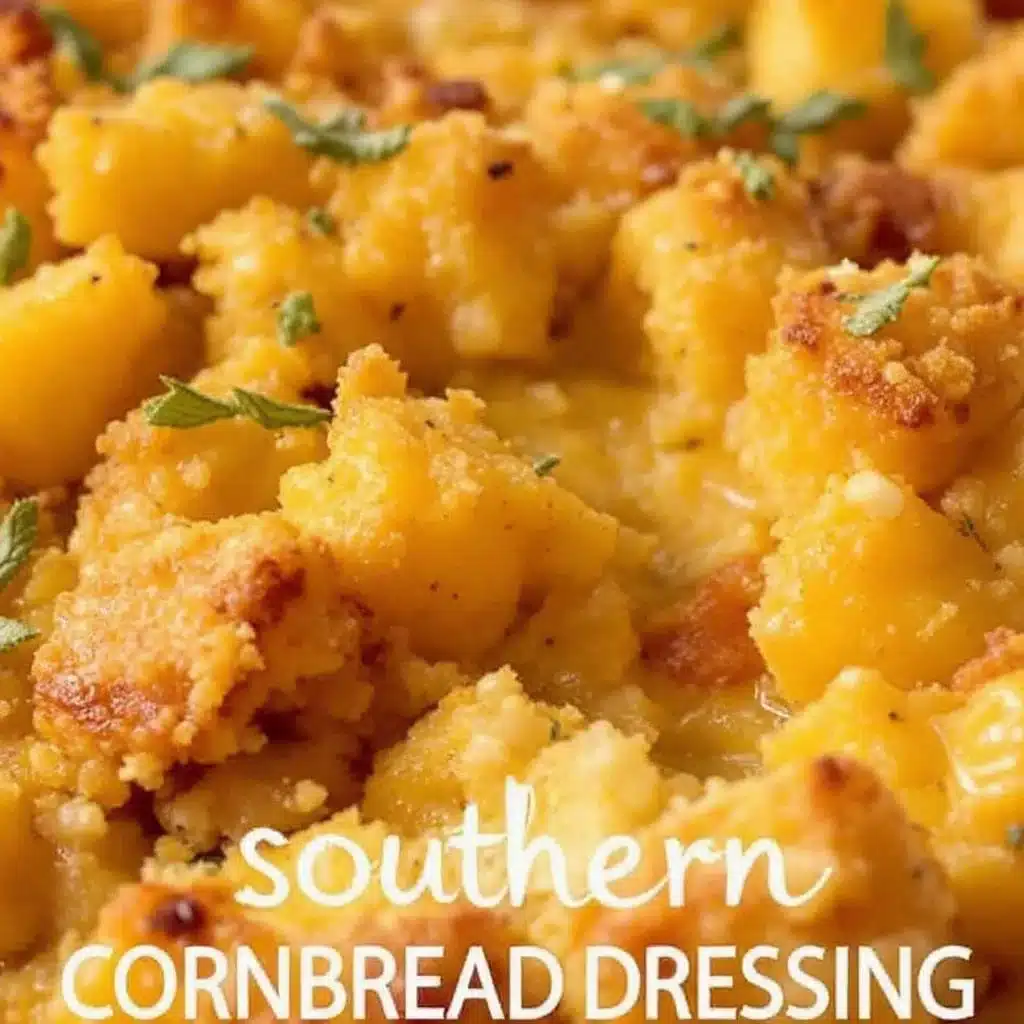 Southern Cornbread Dressing with Sage - featured image
