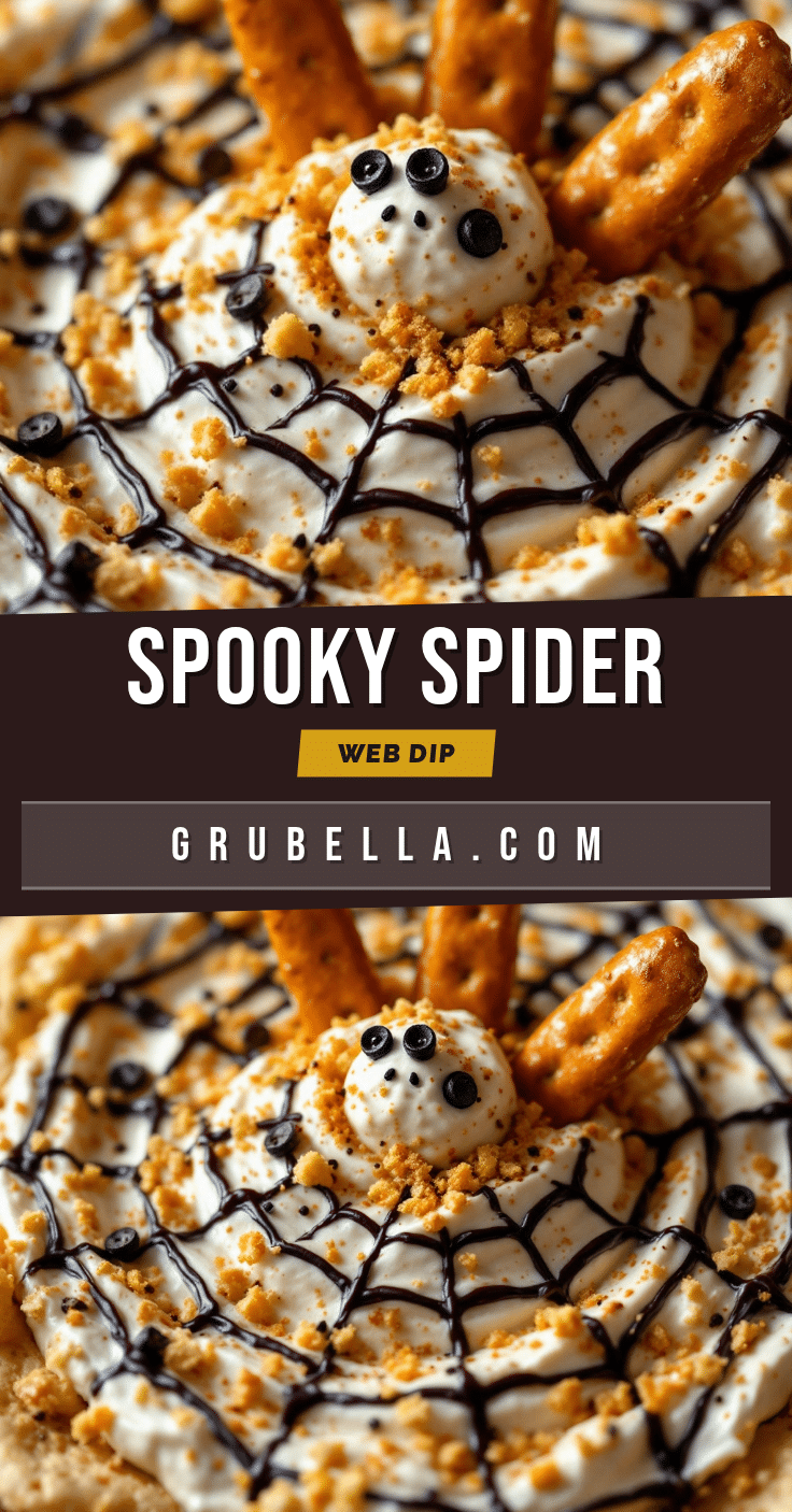 spooky halloween spider web dip recipe