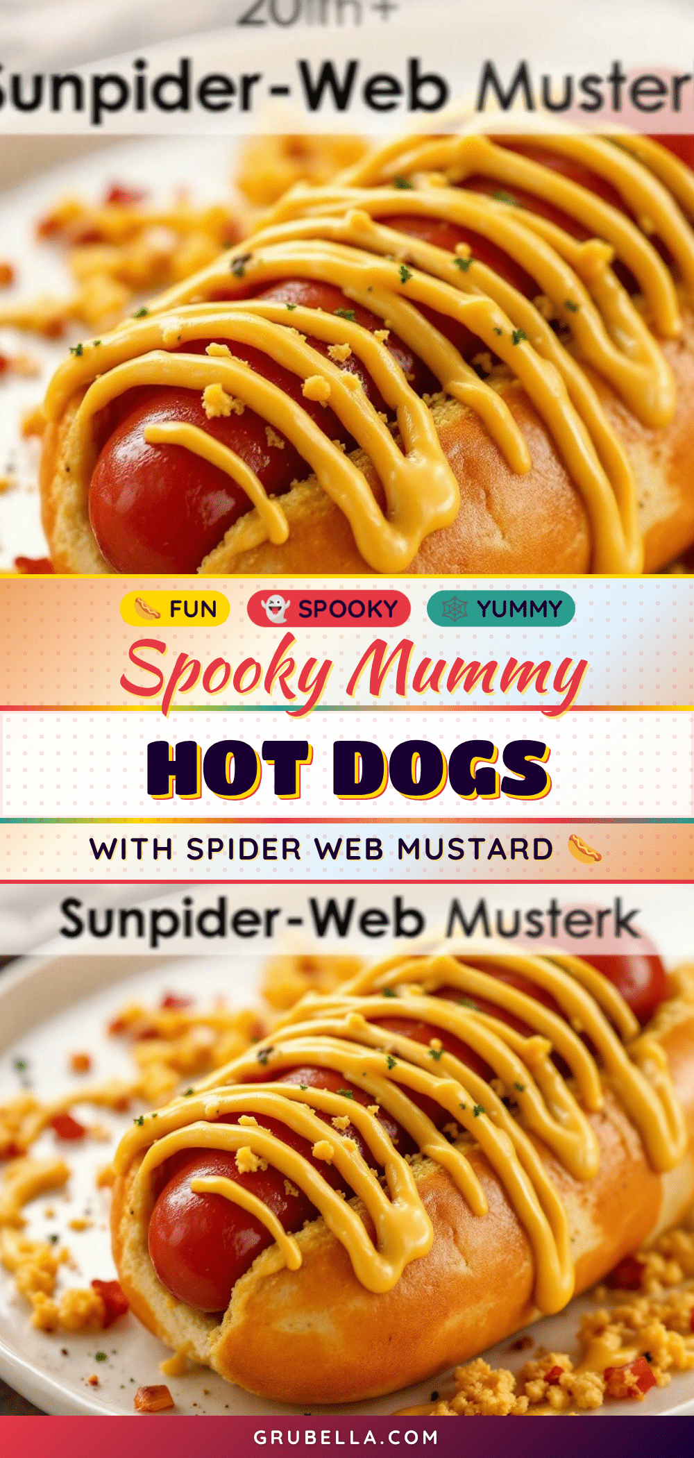 Spooky Mummy Hot Dogs recipe