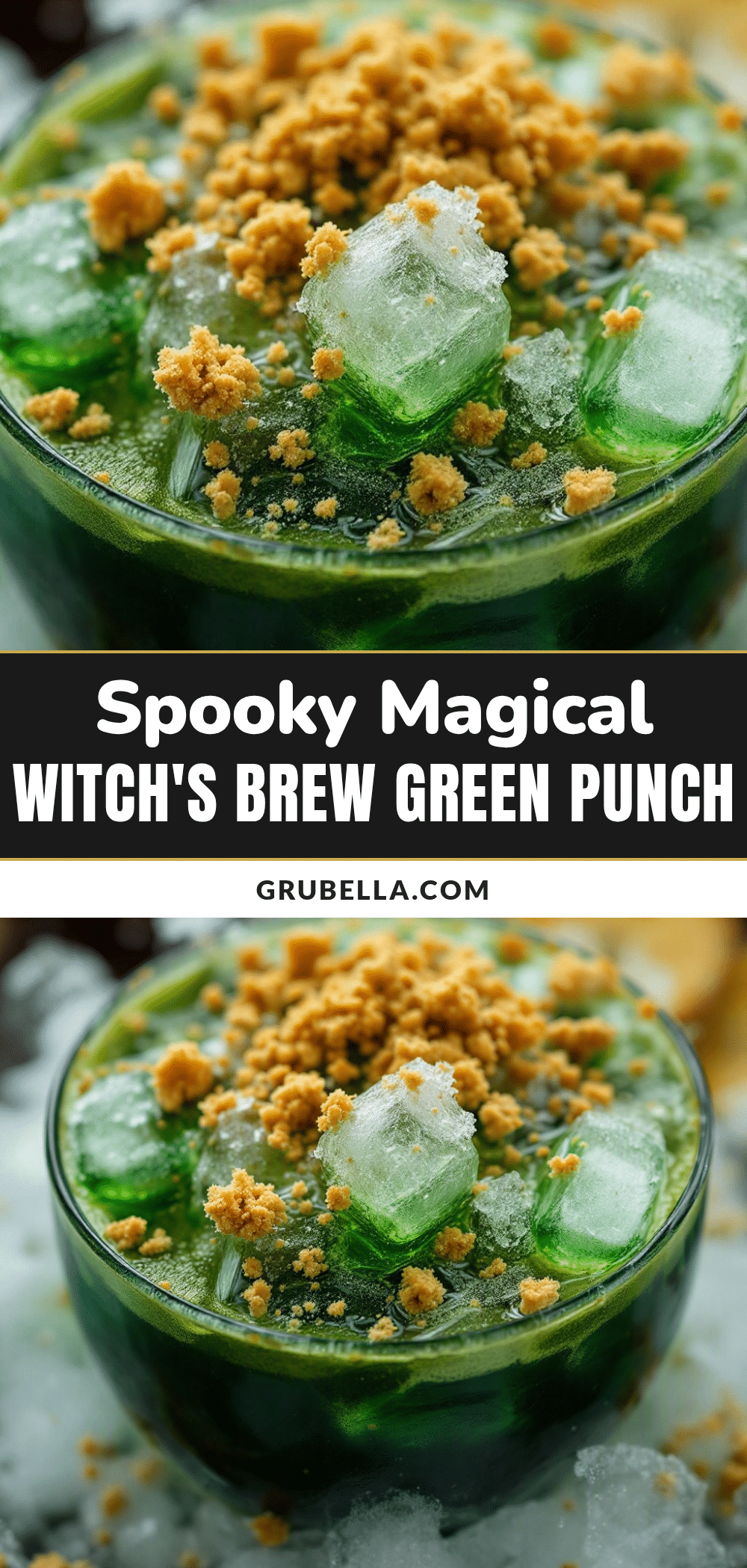 spooky witchs brew green punch recipe