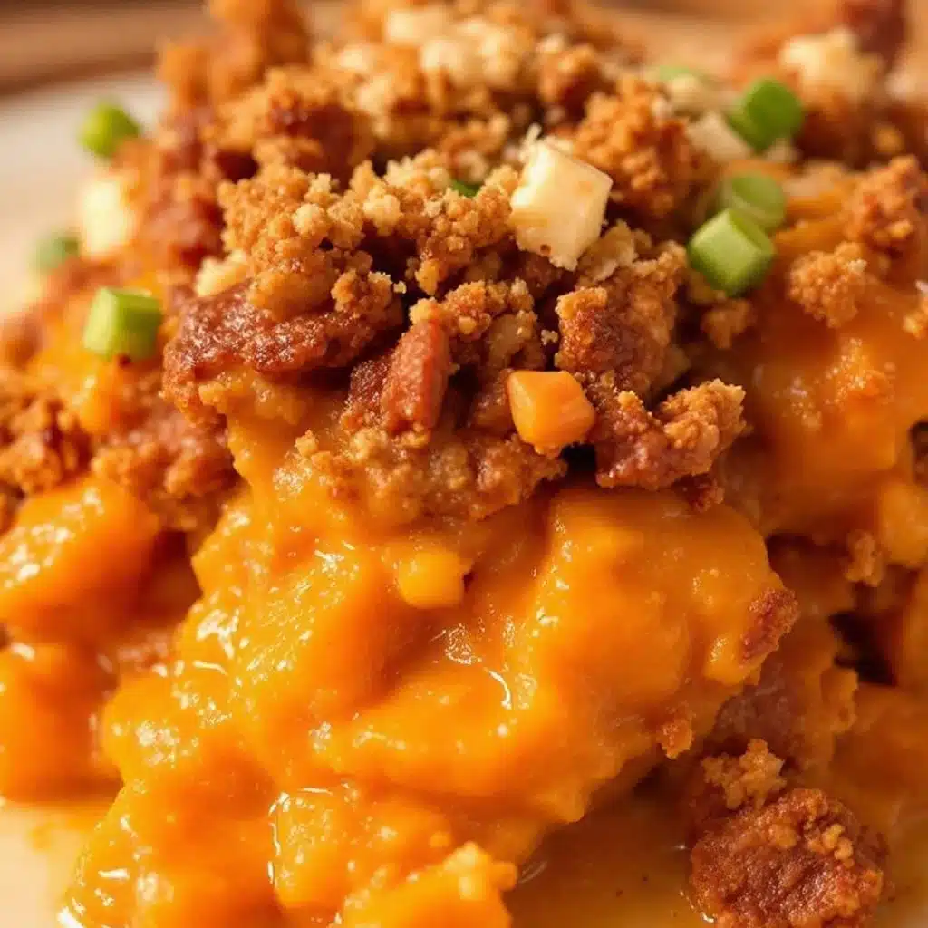 twice-baked sweet potato casserole - featured image